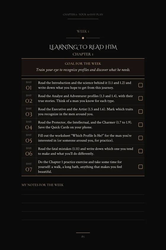 30-day plan Β· Week 1
